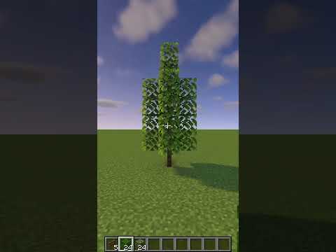 Insane Minecraft tree upgrade in secs by Ruubzy!