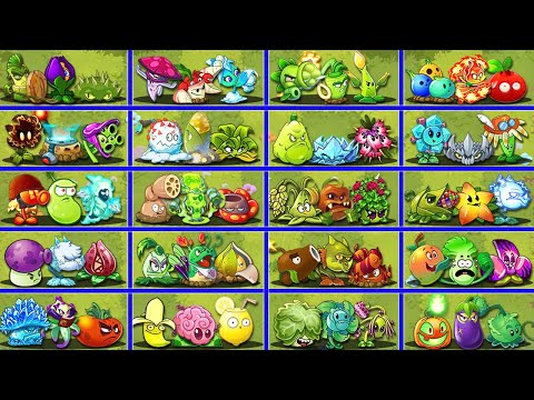 Random 20 Team Plants Vs All Zombies - Who Will Win? - Pvz 2 Team Plant Vs Team Plant