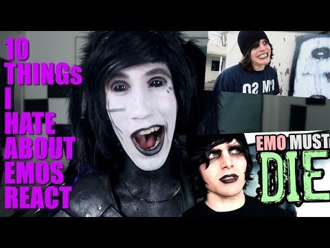 Goth Reacts to 10 Things I Hate About Emos (Onision)