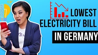 Lowest Electricity bill calculator in GERMANY