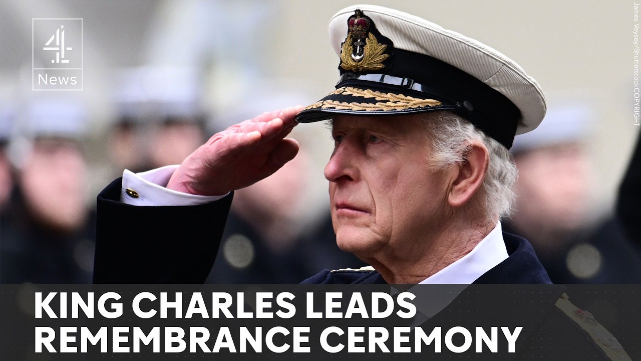 Remembrance Sunday commemorations at Cenotaph