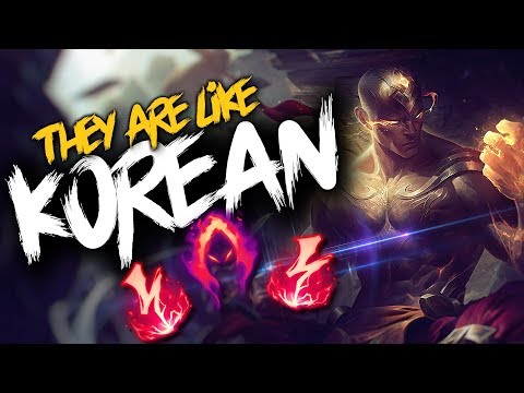 THEY ARE LIKE KOREAN LEE SIN PLAYERS