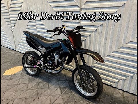 88br Derbi Tuning Story(130kmh)