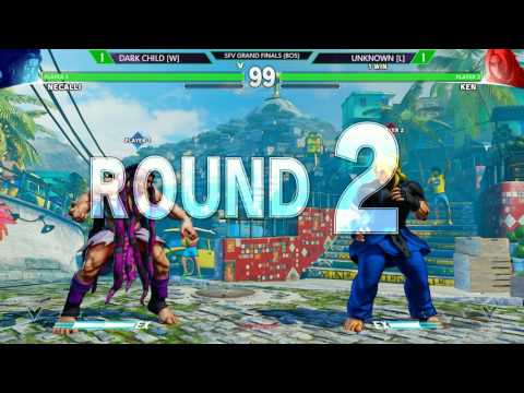 S@X 196 - Dark Child (Necalli) Vs. Unknown (Ken) - SFV Grand Finals - Street Fighter V
