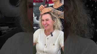 Das passt viel mehr für die Liebe Magi, hell und lebendig,❤️#greyhair #hair #hairstyle