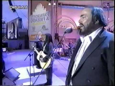 Baby Can I Hold You Tonight - Pavarotti and Tracy Chapman Live