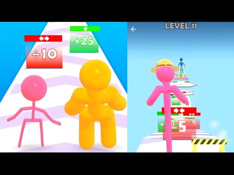 ▶️🧙‍♀️Thick Man Run 3D:Tall Man Run!!!All Levels Gameplay Android, iOs!!!Kutty Gamers