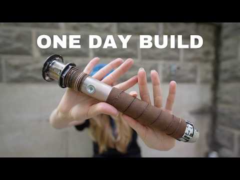 MAKING A CUSTOM LIGHTSABER | only $4? | PROP BUILD