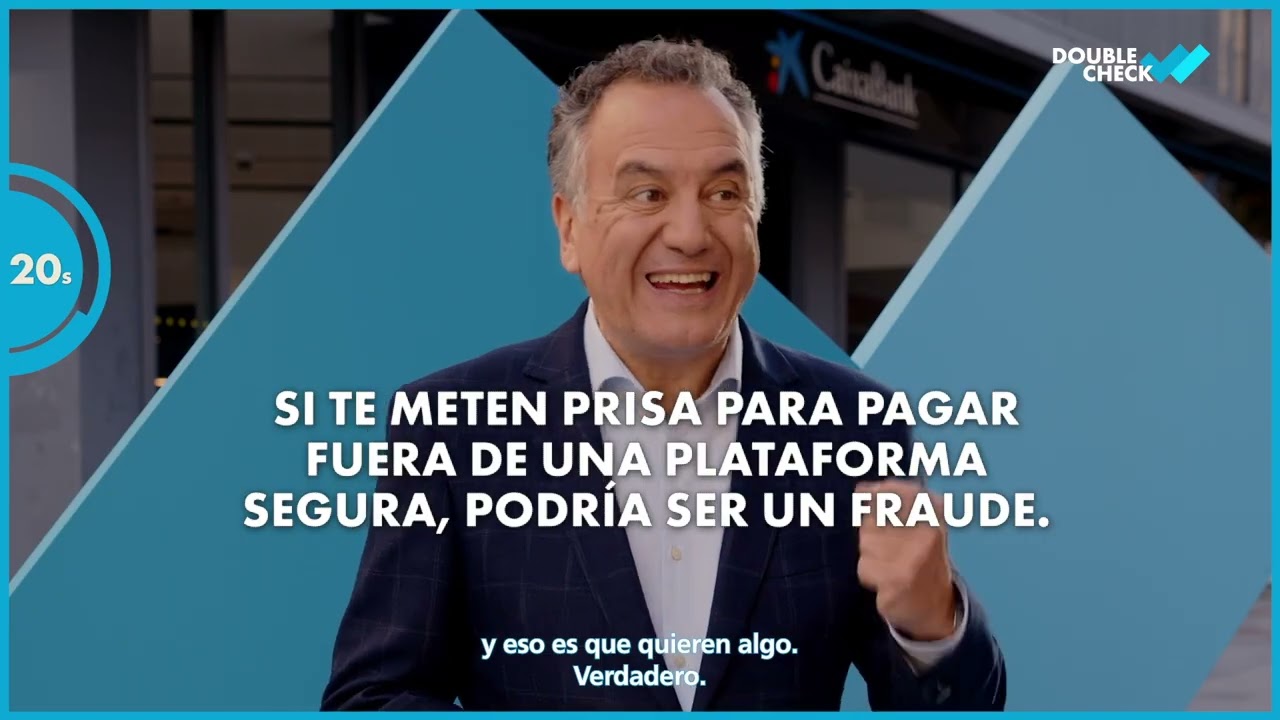 V&iacute;deo en el que Roberto Brasero participa en un reto contrarreloj sobre ciberseguridad organizado por CaixaBank
