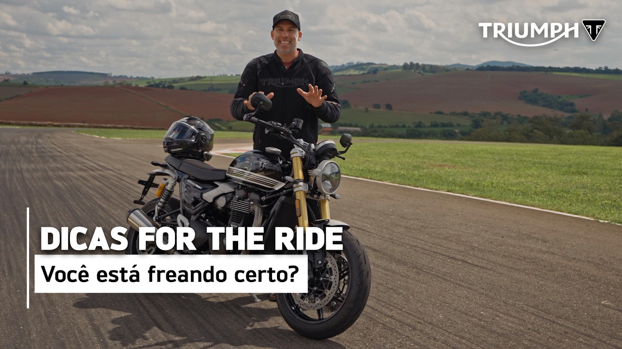 Como frear uma moto corretamente?