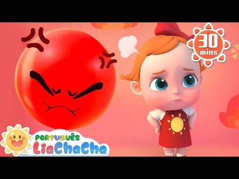 Os Sentimentos São pra Viver, Bebeê Lia! 😡🥰 | Compilação | LiaChaCha em Português - Música Infantil