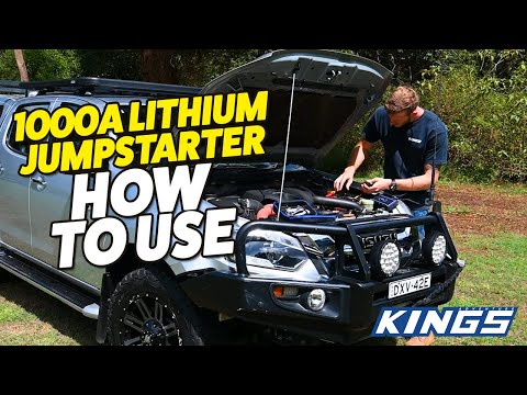 Adventure Kings 1000A Lithium Jumpstarter How To Use