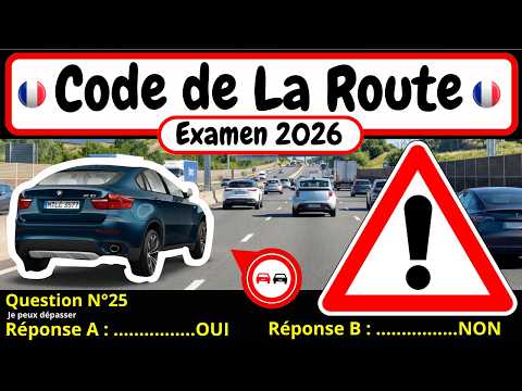 ✅ TEST GRATUIT DU CODE DE LA ROUTE 2026 🚗 #183