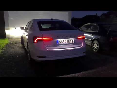 2020 Škoda Octavia: welcome lights (TOP LED rear lights /w LED Matrix)