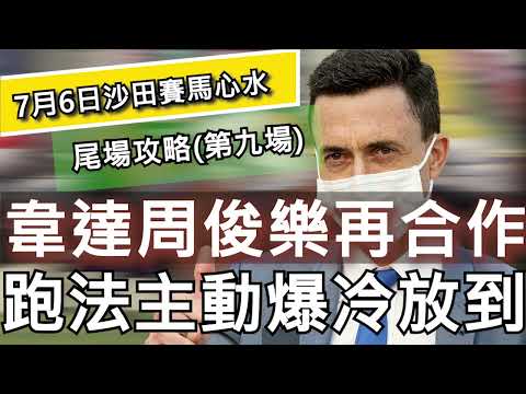 7月6日 快活谷夜馬賽事HKJC 尾場攻略|韋達周俊樂再合作 跑法主動爆冷放到