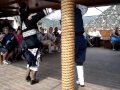 Прикольный греческий народный танец сиртаки! Греки жгут на палубе! 