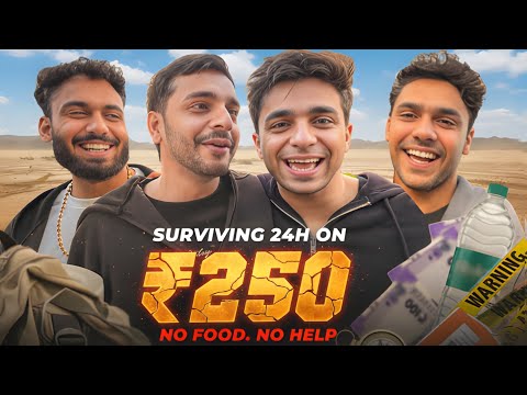 Surviving 24 Hours on Rs.250 - Challenge VLOG | Aarush Bhola
