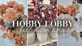 *NEW* HOBBY LOBBY DECOR SHOP WITH ME AND HAUL P1 || STYLING IDEAS || FALL 2024