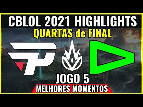 CBLOL PNG vs LLL Highlights Jogo 5 | CBLOL 2021 1ª Etapa Quartas de Final paiN Gaming vs LOUD