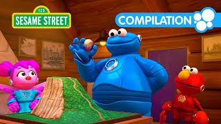 Mecha Builders Find Cookie Crumbs in the Forest | Sesame Street Episodes