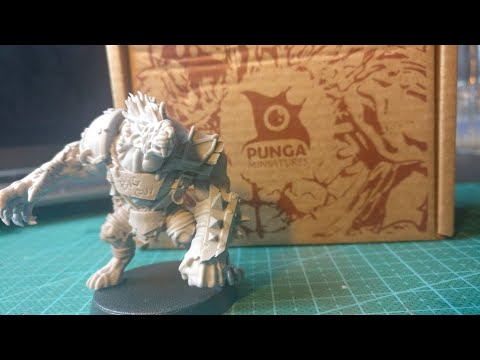 [ unboxing ] : Armored Rat Ogre by Punga Miniatures - proxy for BloodBowl Skaven team
