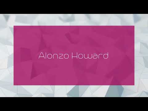 Alonzo Howard Appearance