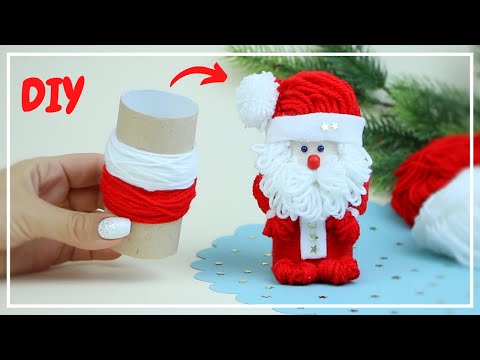 Симпатичный Дед Мороз Своими Руками 🎅 Woolen Santa Claus 🎄Christmas decorations 🎅 DIY NataliDoma