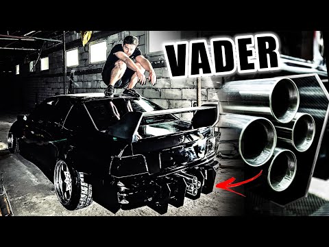 Here's a BMW e36... with a Pagani Zonda exhaust! xD