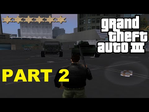 GTA 3 - 6 star wanted level playthrough - Part 2