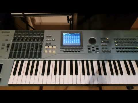 Yamaha Motif XS Factory Demo 1