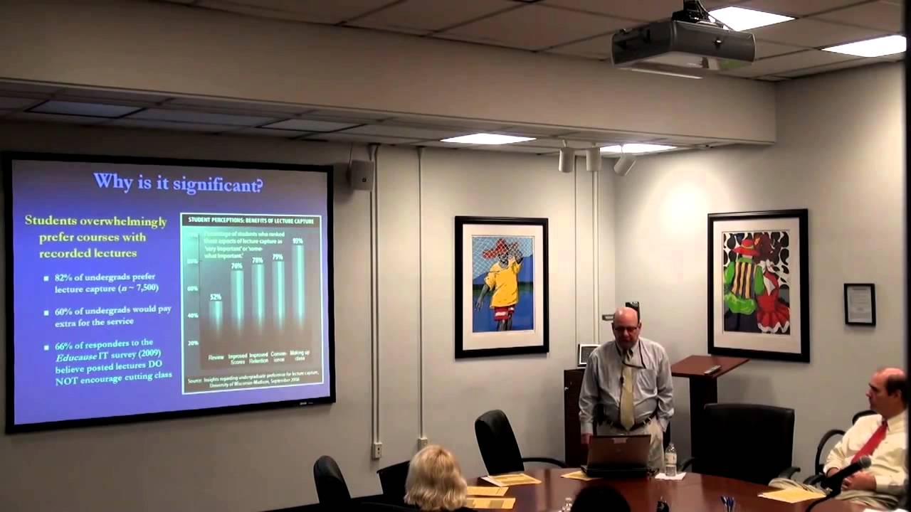 Voyages to the Technology Frontier: Lecture Capture