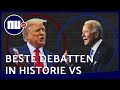 Huiswerk voor Trump en Biden: Legendarische verkiezingsdebatten | NU.nl