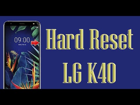 Hard Reset LG K40 by neXgen