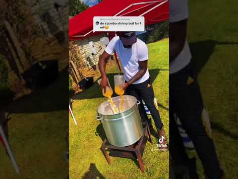 LOUISIANA JUMBO SHRIMP BOIL🤤🔥🦐