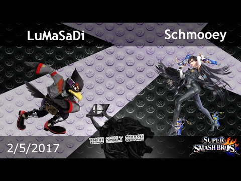 LuMaSaDi (Falco) vs Schmooey (Bayo)- Wii U - Thou Shalt Smash #6 -