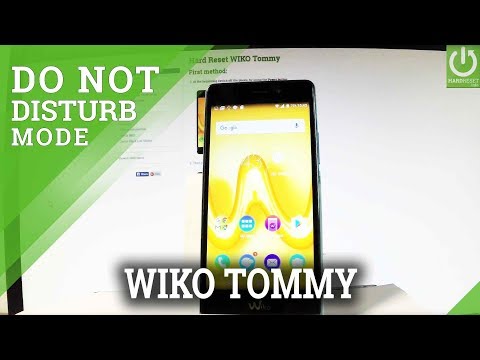 Do Not Distrub Mode in WIKO Tommy - Enable DND in Android