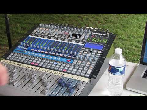 Mixing for theGroovynators on their Presonus 16.4.2 console at the Carolina Inn - Video 23