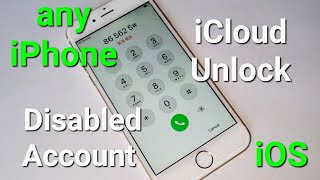 Disabled iCloud Account Unlock Any iPhone iOS without Password and Apple ID✔️