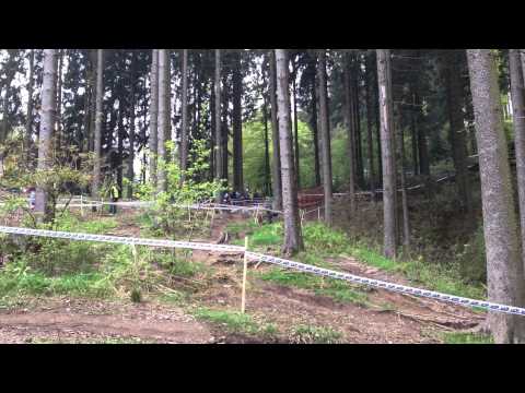 Sunbikers.com Kid Flo Gerns beim IXS Downhill Race in Winterberg