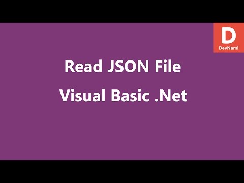 Visual Basic Net Read JSON File