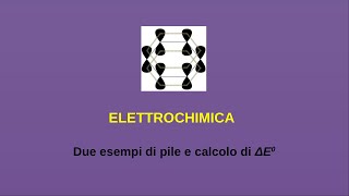 Lezioni di chimica - Elettrochimica- 8 (due esempi di pile e calcolo di ΔE0)