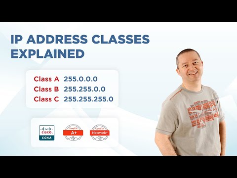IP Address Classes Explained - Class A, B, C [Cisco CCNA, CompTIA A+, Network+]