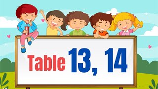 Table of 13, 14 | Table of 13 | Table of 14 | Maths Tables | 13 ka table | 14 ka table | Pahada