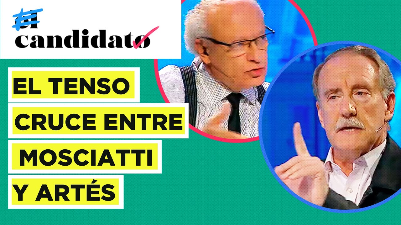 El tenso cruce entre Artés y Mosciatti en entrevista en El Candidato