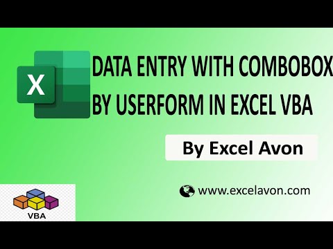 DataEntry with ComboBoX BY USERFROM IN EXCEL VBA