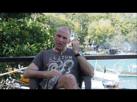 Achim talking about Drysuits