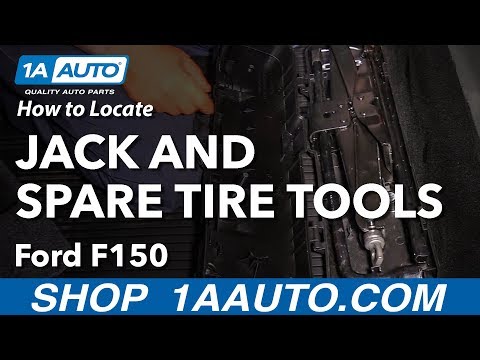 How to Locate Jack and Spare Tire Tools 09-14 Ford F-150