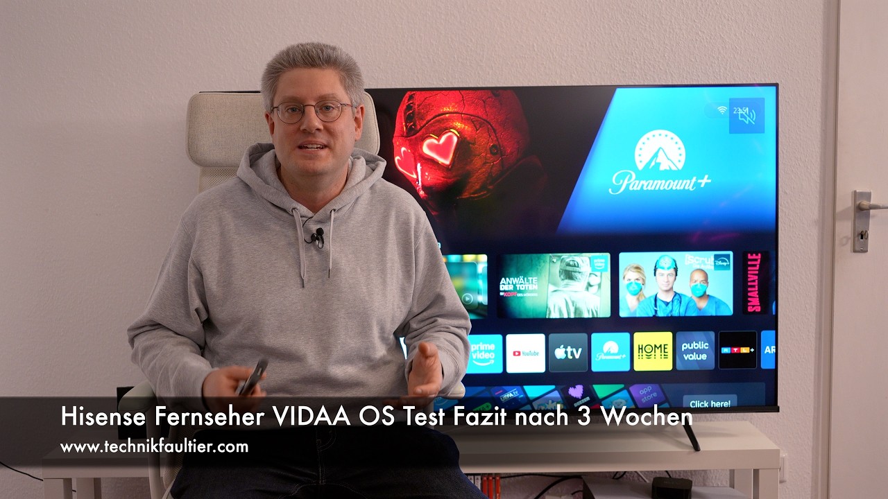 Hisense Fernseher VIDAA OS Test Fazit nach 3 Wochen