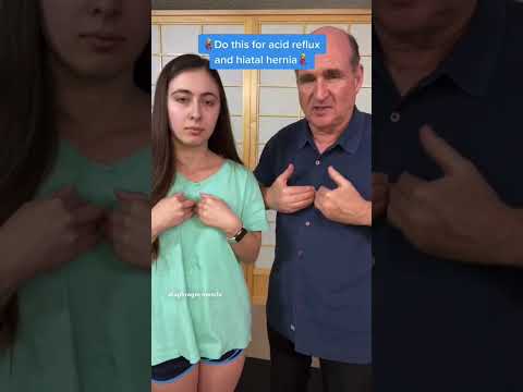 Do this for acid reflux and hiatal hernia. 🤰