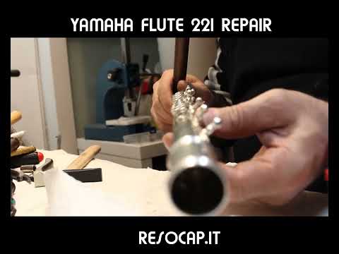 REPAIR YAMAHA CURVED  FLUTE , RIPARAZIONE FLAUTO YAMAHA CURVO, ROMA , RIPARAZIONE IN GIORNATA